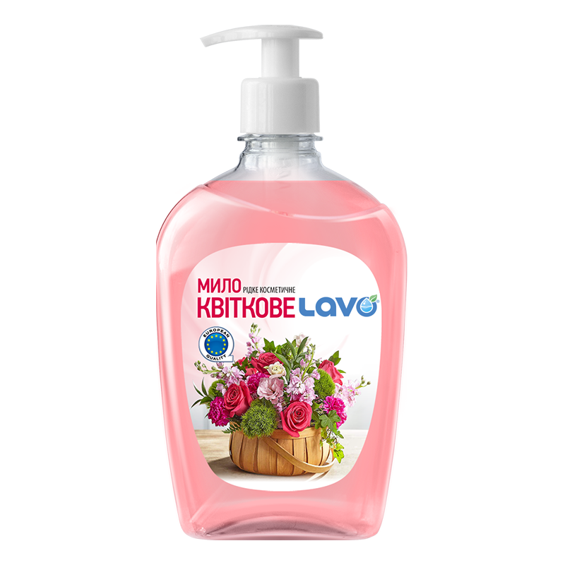 Мило рідке косметичне LAVO® «Квіткове» 500 мл